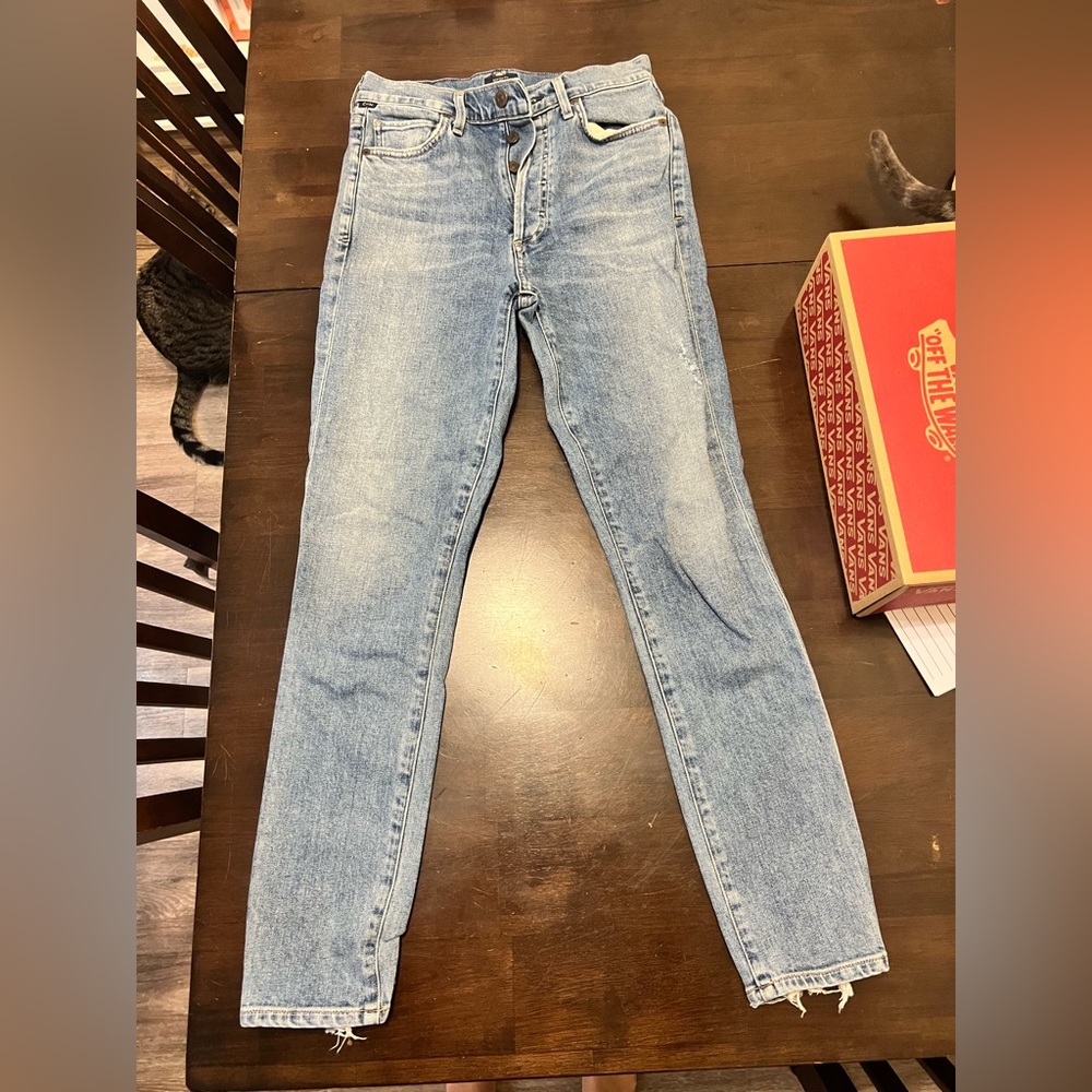 Citizens of Humanity jeans - olive high rise slim ankle - size 25